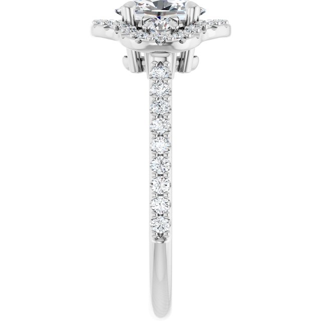 Halo-Style Engagement Ring