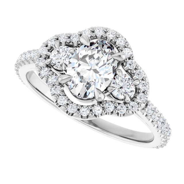 Halo-Style Engagement Ring