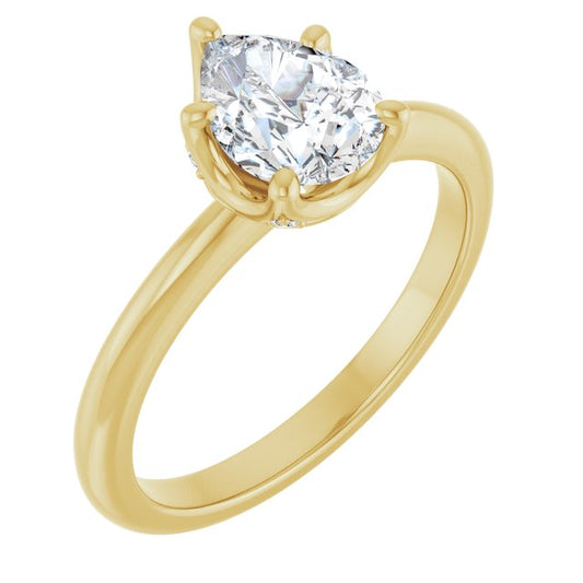 Accented Engagement Ring