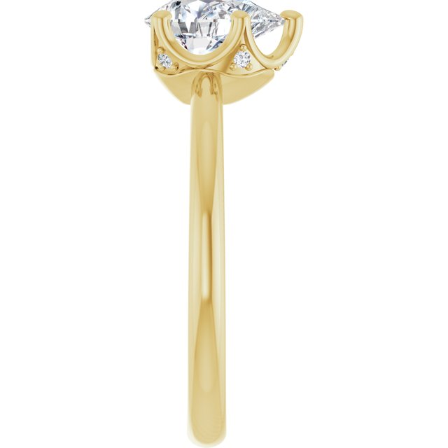 Accented Engagement Ring