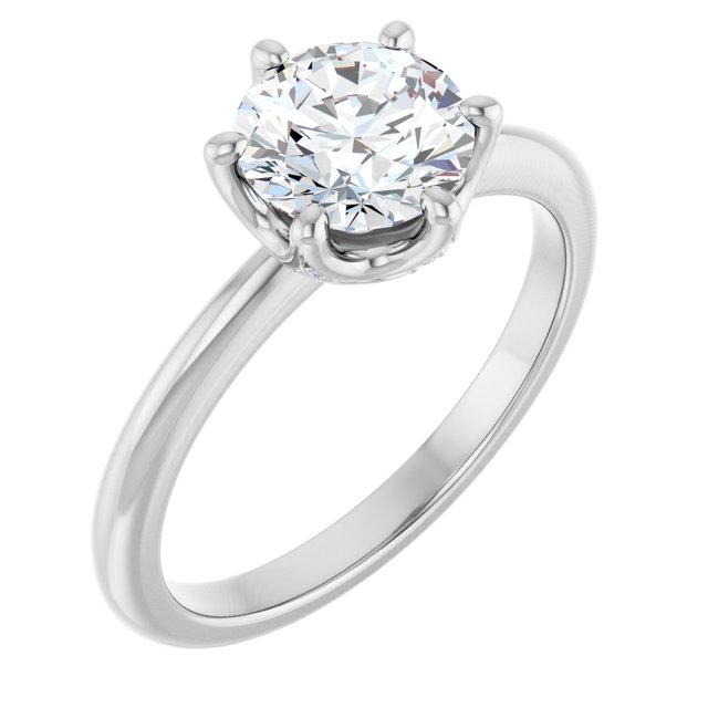 Accented Engagement Ring