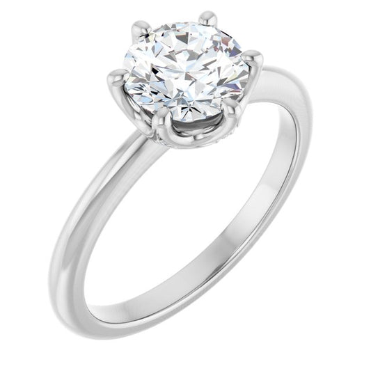 Accented Engagement Ring