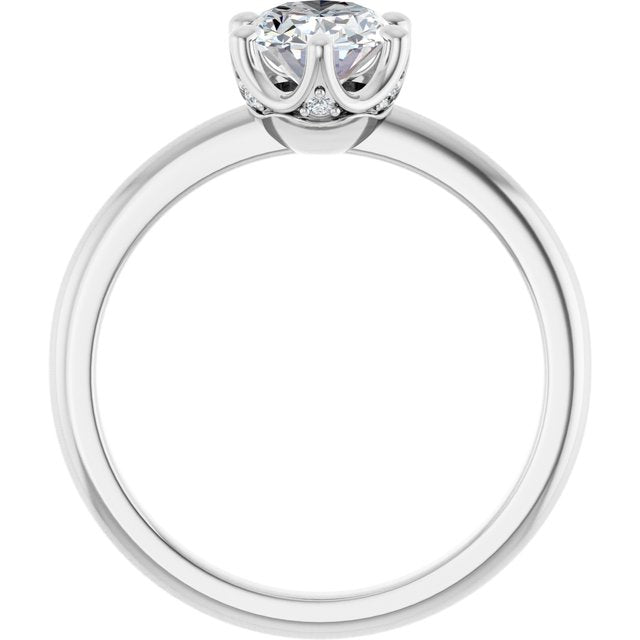 Accented Engagement Ring