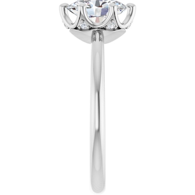 Accented Engagement Ring