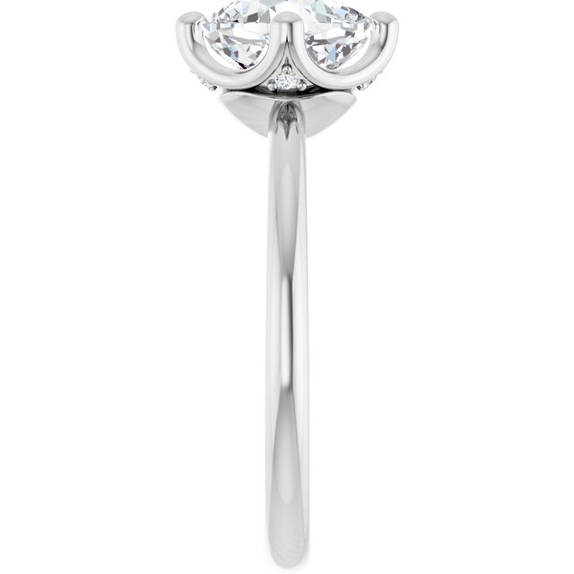 Accented Engagement Ring