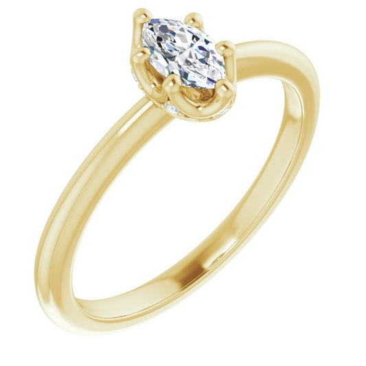 Accented Engagement Ring