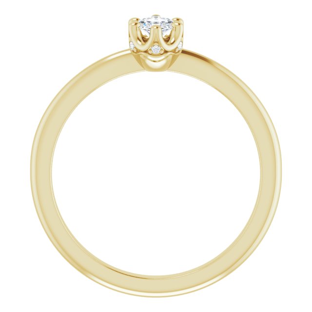 Accented Engagement Ring