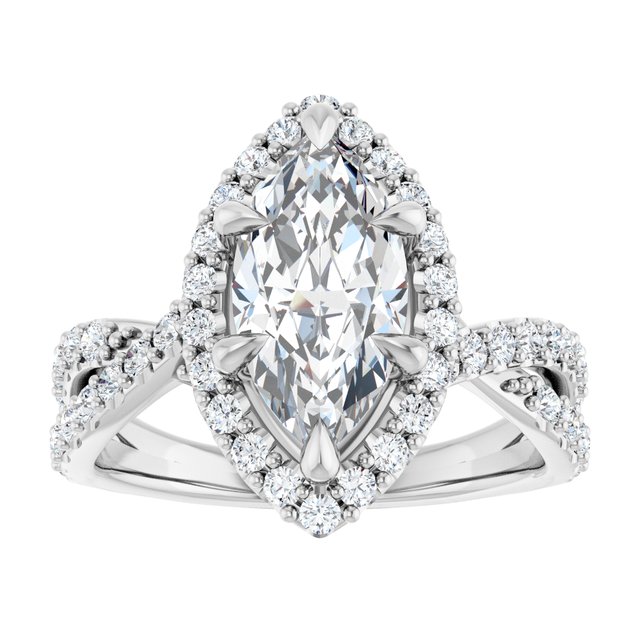 Halo-Style Engagement Ring