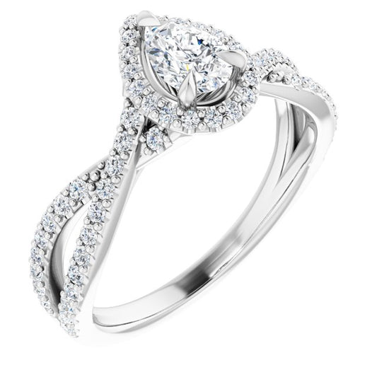 Halo-Style Engagement Ring
