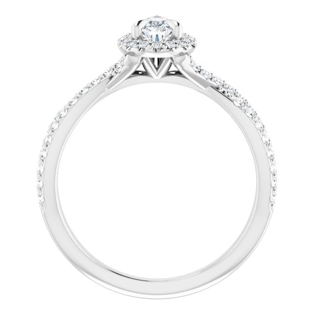 Halo-Style Engagement Ring