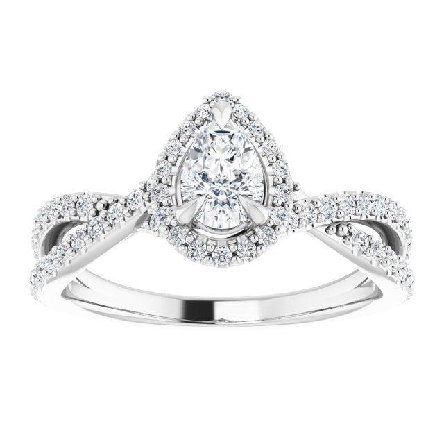 Halo-Style Engagement Ring