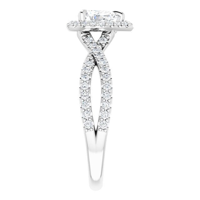 Halo-Style Engagement Ring