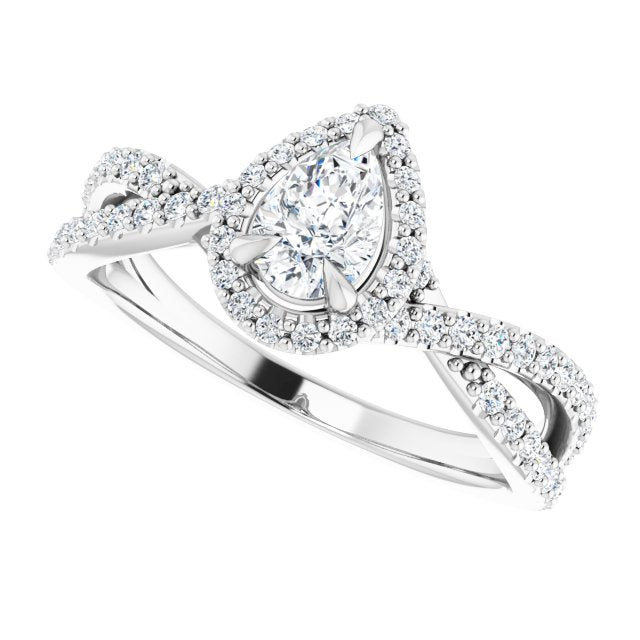 Halo-Style Engagement Ring