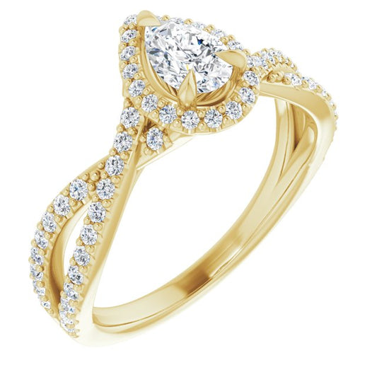Halo-Style Engagement Ring