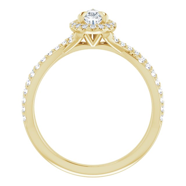 Halo-Style Engagement Ring