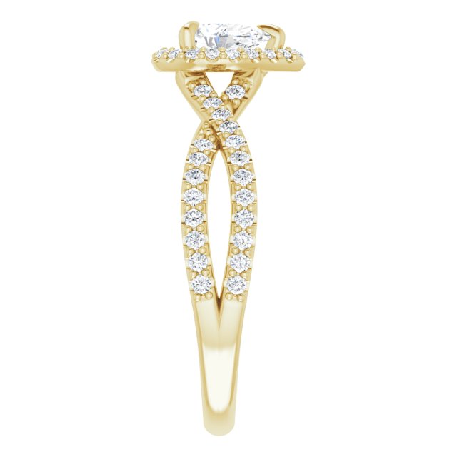 Halo-Style Engagement Ring