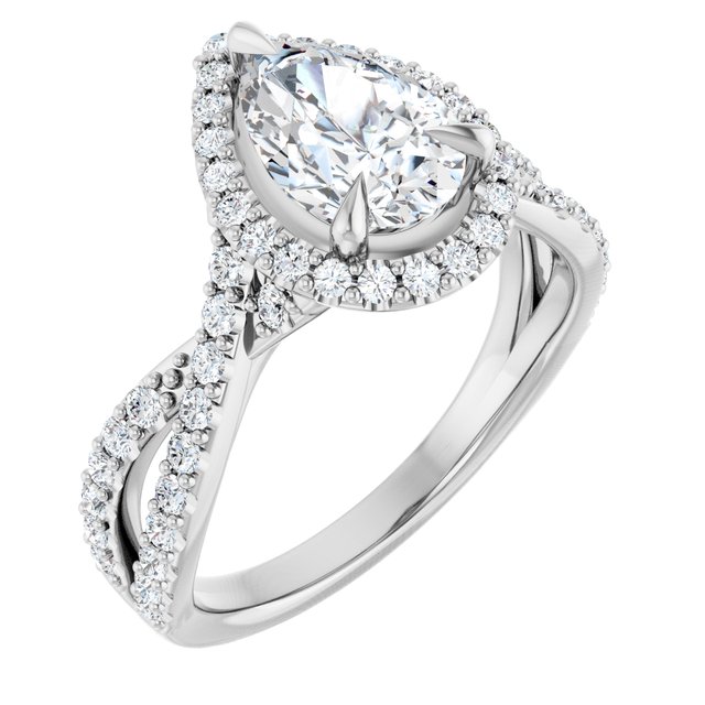 Halo-Style Engagement Ring