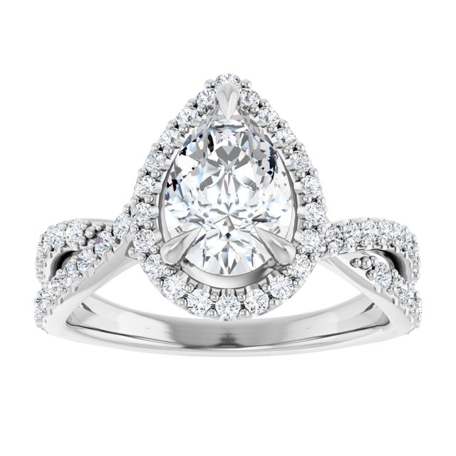 Halo-Style Engagement Ring