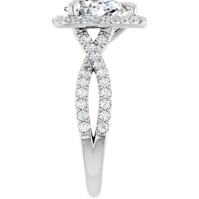Halo-Style Engagement Ring