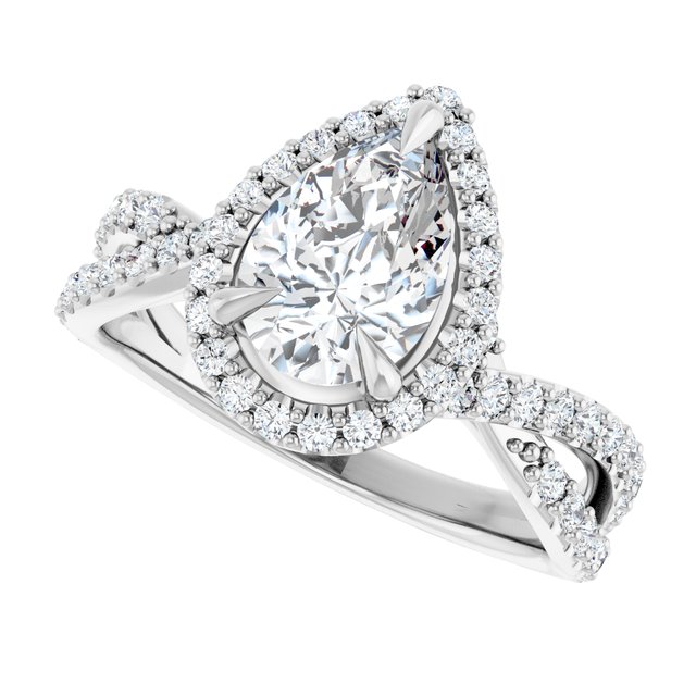 Halo-Style Engagement Ring