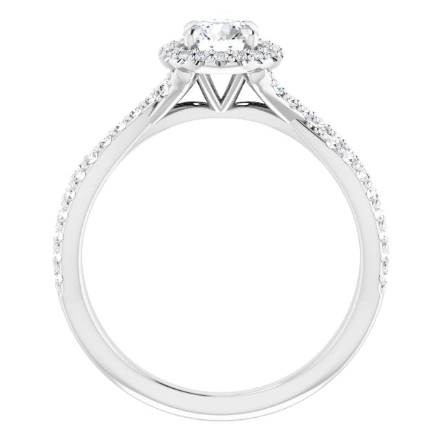 Halo-Style Engagement Ring