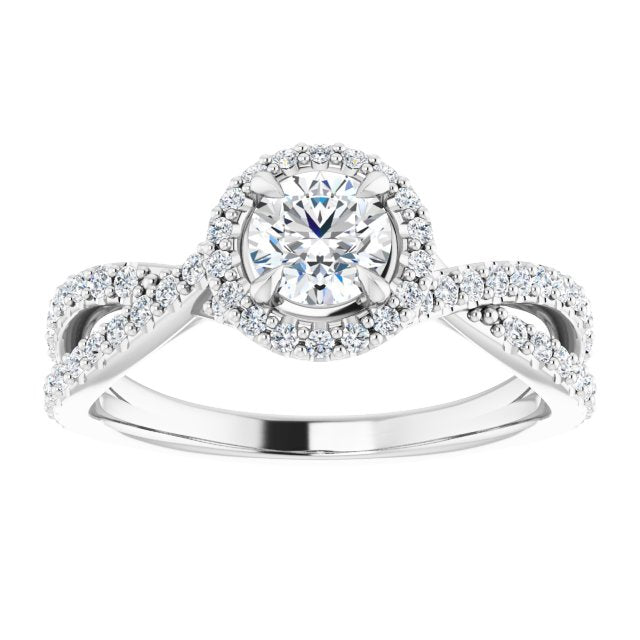 Halo-Style Engagement Ring