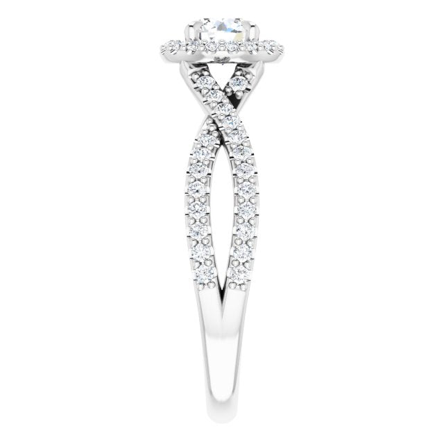Halo-Style Engagement Ring