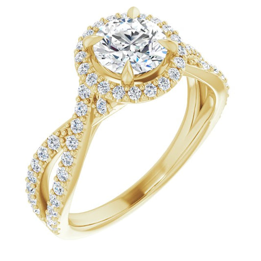 Halo-Style Engagement Ring