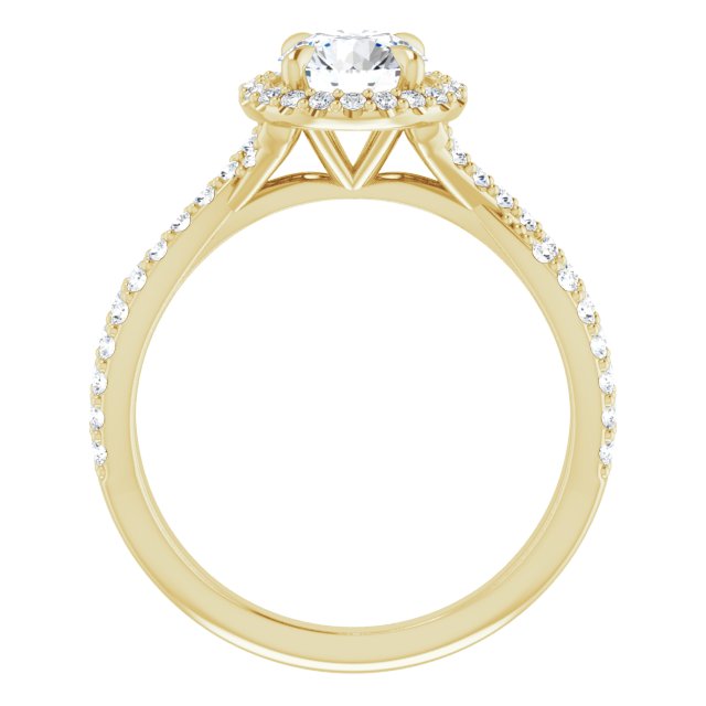 Halo-Style Engagement Ring