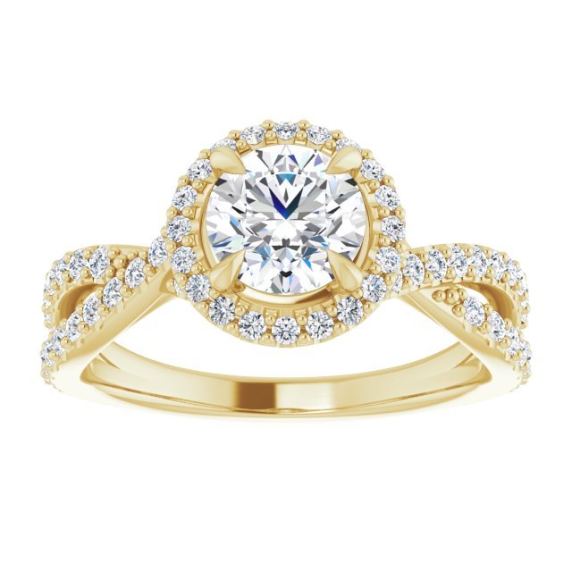 Halo-Style Engagement Ring