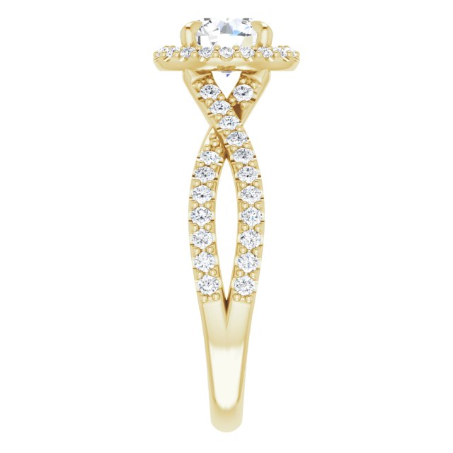 Halo-Style Engagement Ring