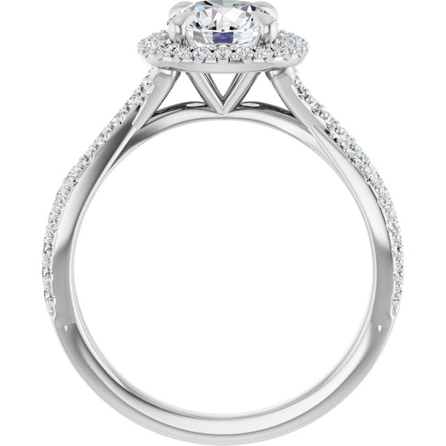 Halo-Style Engagement Ring