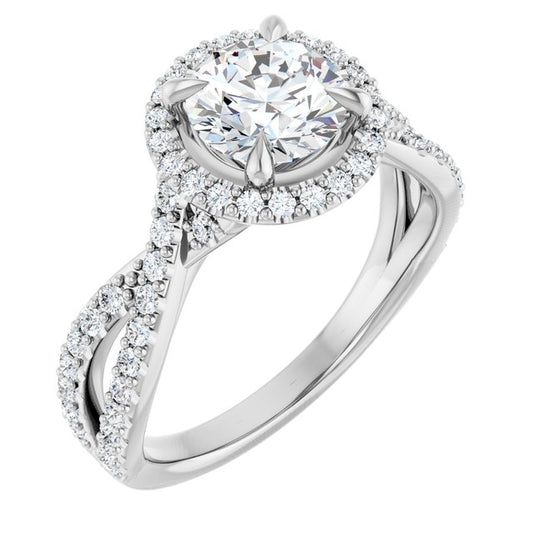 Halo-Style Engagement Ring