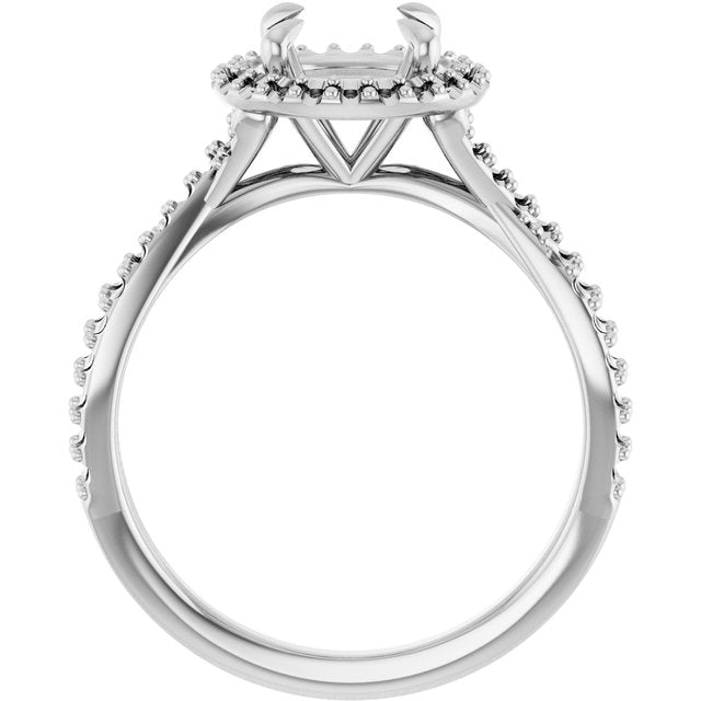 Halo-Style Engagement Ring