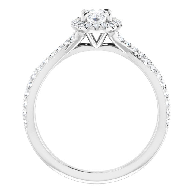 Halo-Style Engagement Ring