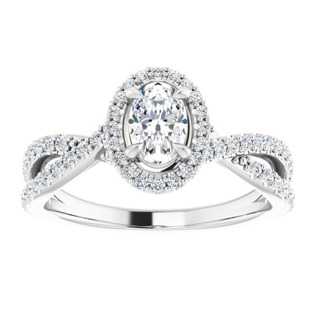 Halo-Style Engagement Ring