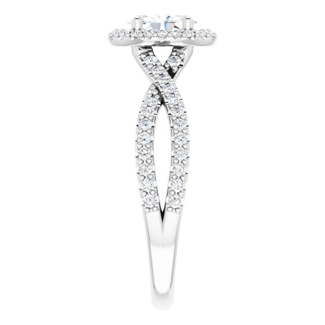 Halo-Style Engagement Ring