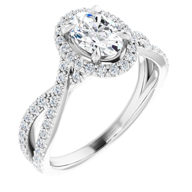 Halo-Style Engagement Ring