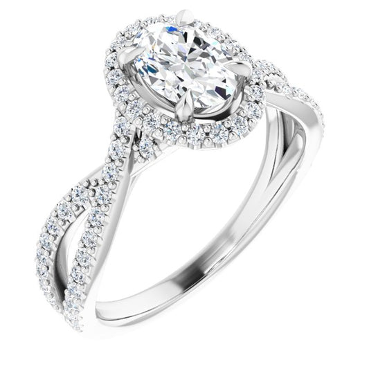Halo-Style Engagement Ring