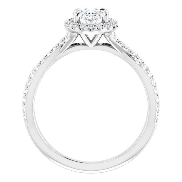 Halo-Style Engagement Ring