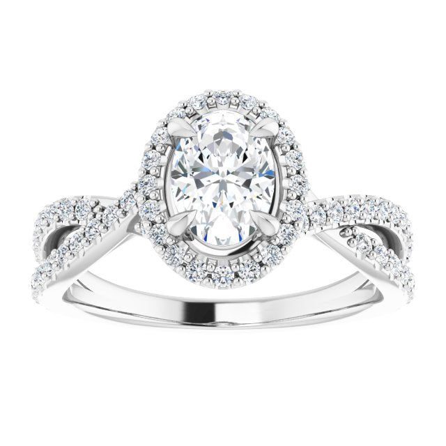 Halo-Style Engagement Ring