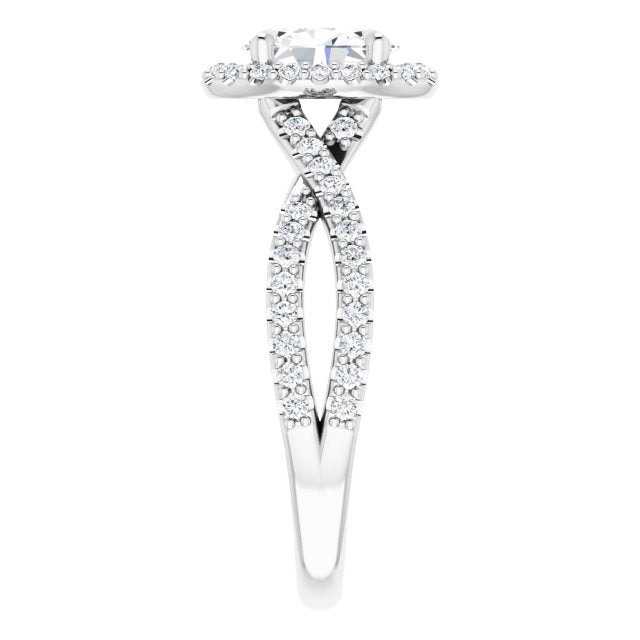 Halo-Style Engagement Ring