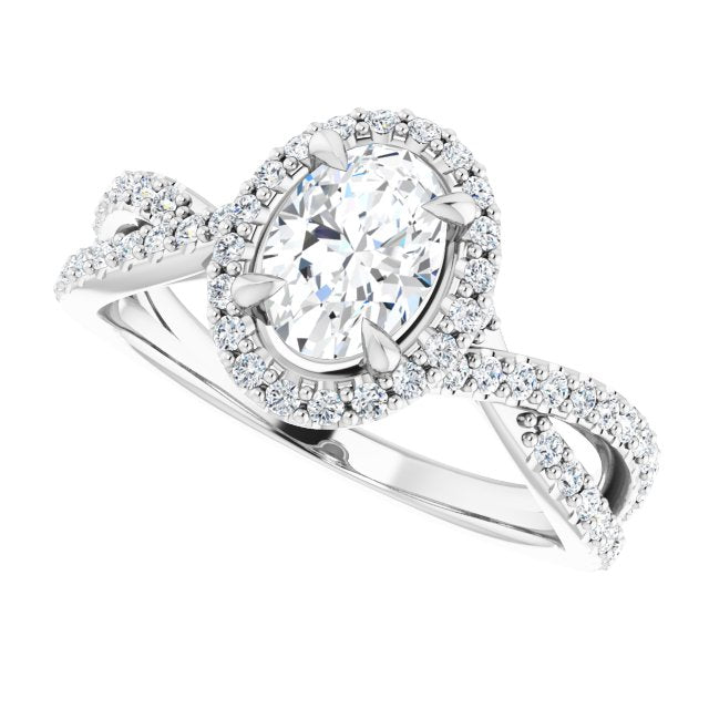 Halo-Style Engagement Ring