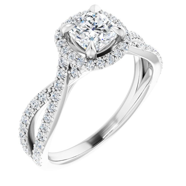 Halo-Style Engagement Ring