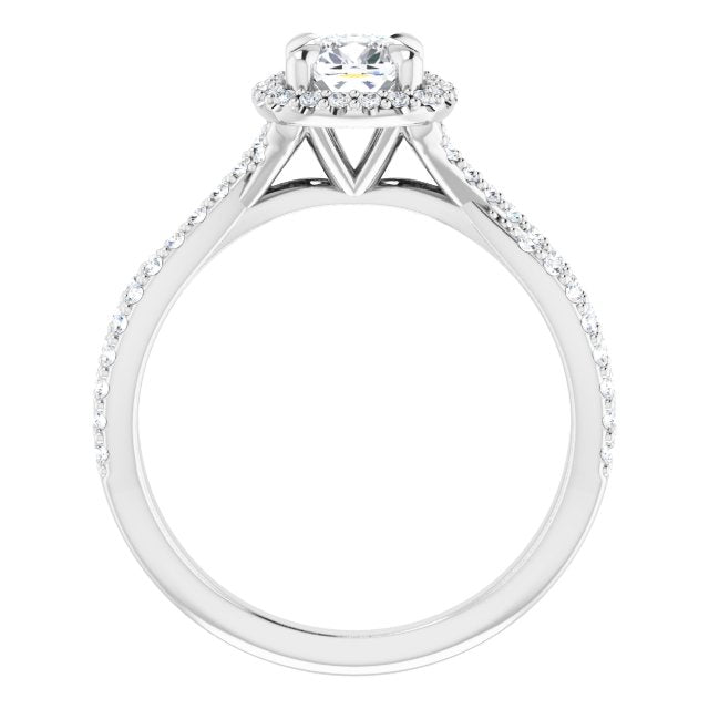 Halo-Style Engagement Ring