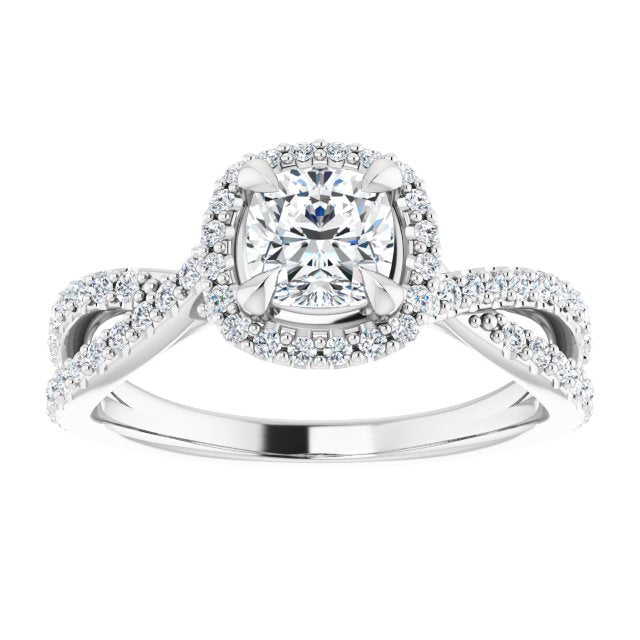 Halo-Style Engagement Ring