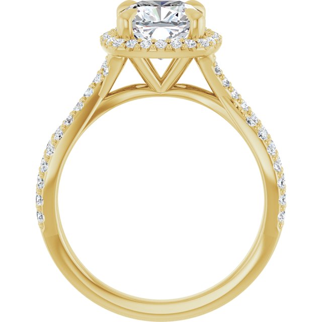 Halo-Style Engagement Ring