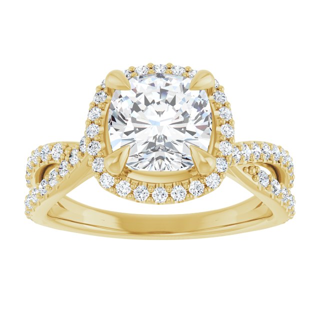 Halo-Style Engagement Ring