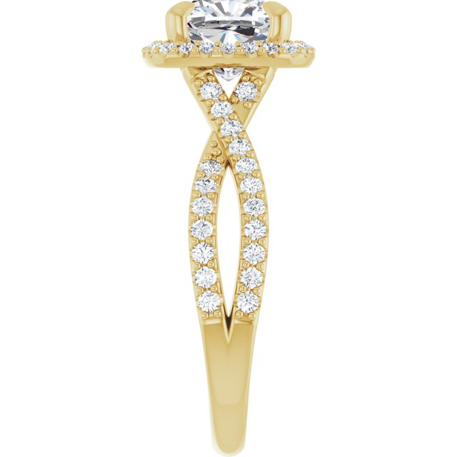 Halo-Style Engagement Ring