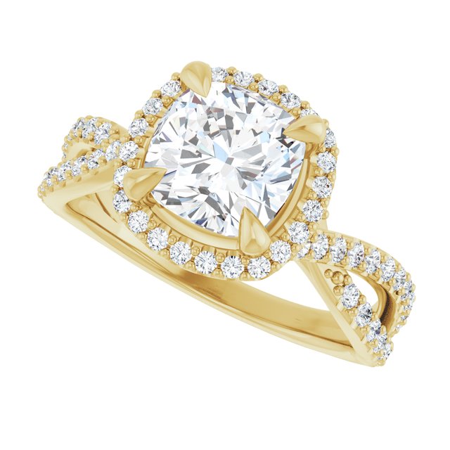 Halo-Style Engagement Ring